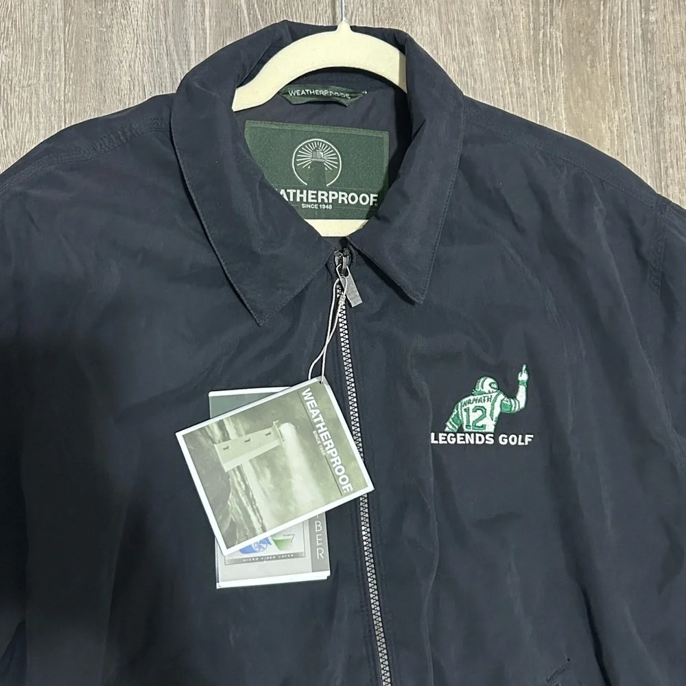 Weatherproof Legends Golf Black Full-Zip Jacket – Size L